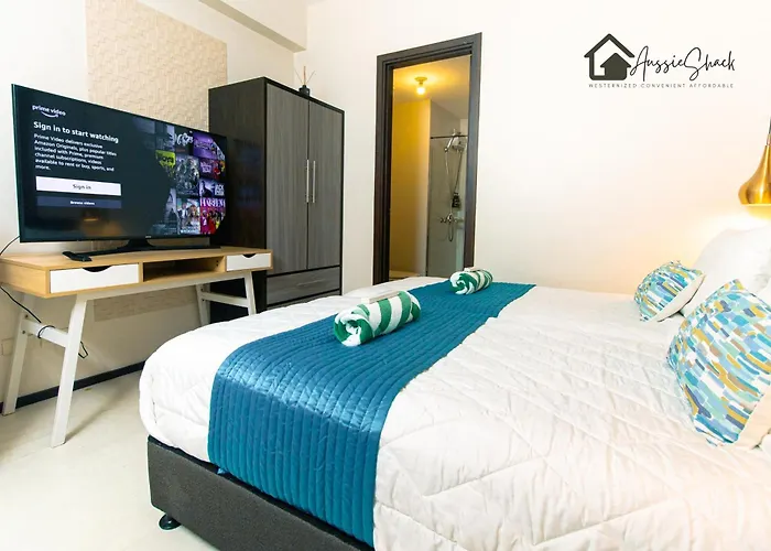 Aussie Shack - 2br Modern With Skyline View Apartment Manila